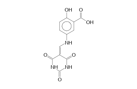 benzoic acid, 2-hydroxy-5-[[(tetrahydro-2,4,6-trioxo-5(2H)-pyrimidinylidene)methyl]amino]-