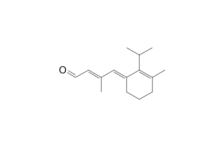 (E,4E)-3-methyl-4-(3-methyl-2-propan-2-yl-1-cyclohex-2-enylidene)but-2-enal