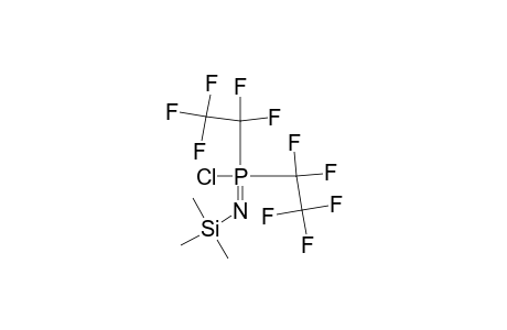 Phosphinimidic chloride, P,P-bis(pentafluoroethyl)-N-(trimethylsilyl)-