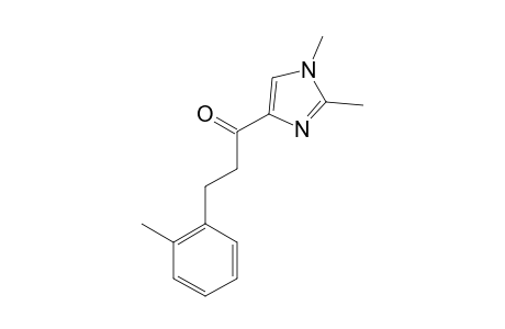 1-(1,2-DIMETHYL-1H-IMIDAZOL-4-YL)-3-(2-METHYLPHENYL)-PROPANONE