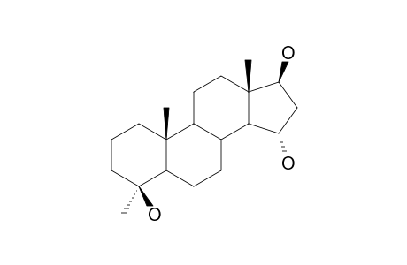 4-BETA,15-ALPHA,17-BETA-TRIHYDROXY-4-ALPHA-METHYL-5-ALPHA-ANDROSTANE