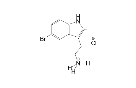 1H-indole-3-ethanaminium, 5-bromo-2-methyl-, chloride