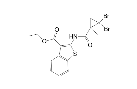 ethyl 2-{[(2,2-dibromo-1-methylcyclopropyl)carbonyl]amino}-1-benzothiophene-3-carboxylate