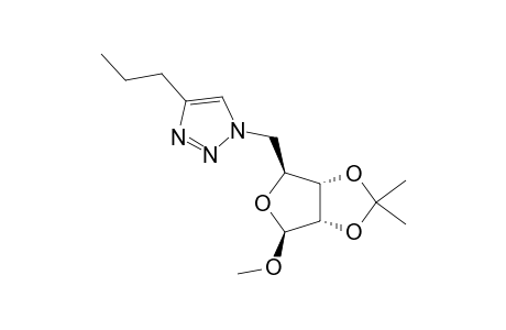 1-O-METHYL-2,3-O-ISOPROPYLIDENE-5-(4-PROPYL-1-H-1,2,3-TRIAZOL-1-YL)-BETA-D-RIBOFURANOSE