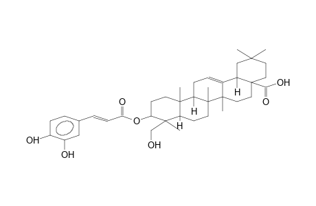 OLEAN-12-EN-28-OIC ACID, 3-[[3-(3,4-DIHYDROXYPHENYL)-1-OXO-2-PROPENYL]OXY]-23-HYDROXY-