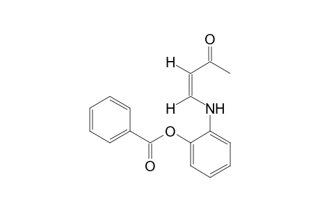 cis-4-(o-hydroxyanilino)-3-buten-2-one, benzoate (ester)