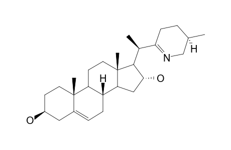 20,25-BISISOETIOLINE;(20R,25R)-22,26-EPIMINOCHOLEST-5,22(N)-DIENE-3-BETA,16-ALPHA-DIOL