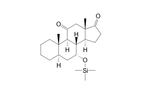 5.ALPHA.-ANDROSTAN-7.ALPHA.-OL-11,17-DIONE-TRIMETHYLSILYL ETHER