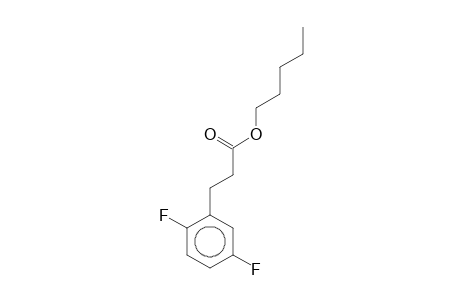 Propanoic acid, 3-(2,5-difluorophenyl)-, pentyl ester