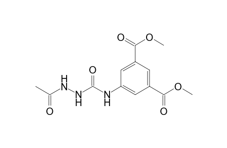 5-(3-acetamidoureido)isophthalic acid, dimethyl ester