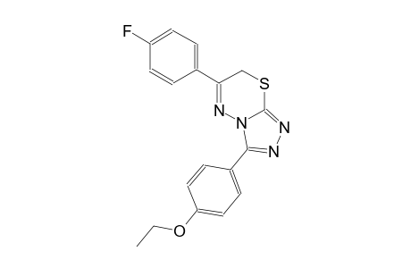 3-(4-ethoxyphenyl)-6-(4-fluorophenyl)-7H-[1,2,4]triazolo[3,4-b][1,3,4]thiadiazine