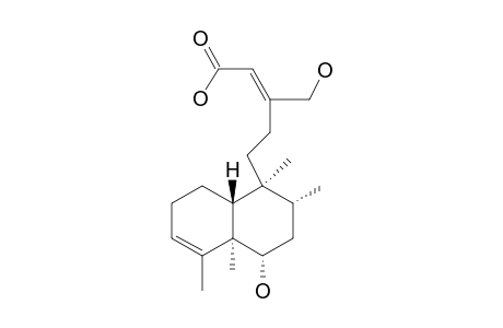 6-ALPHA,16-DIHYDROXYCLERODA-3,13-DIEN-15-OIC_ACID