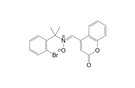 (Z)-N-(2-(2-Bromophenyl)propan-2-yl)-1-(2-oxo-2H-chromen-4-yl)methanimine oxide