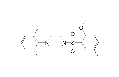 1-(2,6-Dimethylphenyl)-4-[(2-methoxy-5-methylphenyl)sulfonyl]piperazine