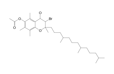 6-ACETOXY-3-BROMO-2,5,7,8-TETRAMETHYL-2-(4,8,12-TRIMETHYLTRIDECYL)-4-CHROMANOL