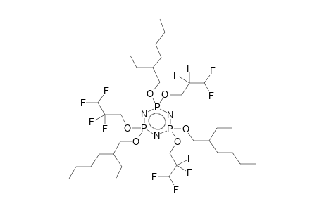 2,4,6-TRIS(2,2,3,3-TETRAFLUOROPROPYLOXY)-2,4,6-TRIS(2-ETHYLHEXYLOXY)CYCLOTRIPHOSPHAZENE