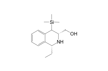 (1R,3S)-1-Ethyl-3-hydroxymethyl-1,2,3,4-tetrahydroisoquinoline trimethylsilyl dervitive