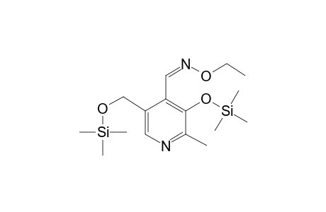 Pyridoxal ethoxime, di-TMS