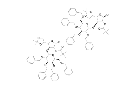 2,3,4,6-TETRA-O-BENZYL-ALPHA-D-GALACTOPYRANOSYL-(1->3)-5,6-O-ISOPROPYLIDENE-2-O-PIVALOYL-D-GALACTOFURANOSE