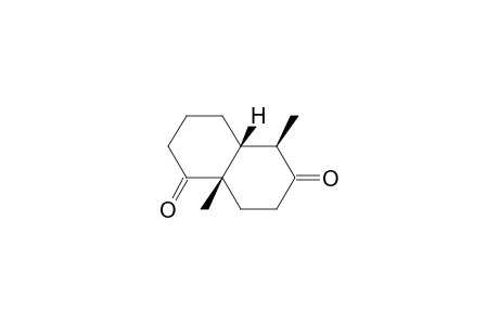 (1.beta.,6.beta.,7.beta.)-1,7-Dimethylbicyclo[4.4.0]decane-2,8-dione