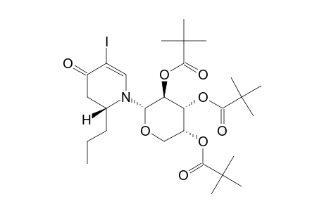 (2S)-N-(2',3',4'-TRI-O-PIVALOYL-ALPHA-D-ARABINOPYRANOSYL)-5-IODO-2-N-PROPYL-5,6-DEHYDROPIPERIDIN-4-ONE