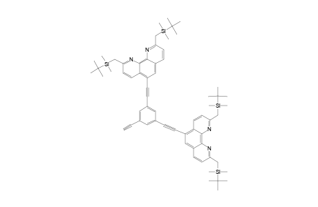 3,5-BIS-[2,9-BIS-[(TERT.-BUTYLDIMETHYLSILYLMETHYL)-1,10-PHENANTHROLIN-5-YLETHYNYL]-1-ETHYNYLBENZENE