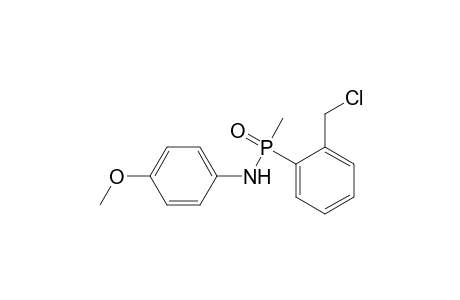 N-[[2-(chloromethyl)phenyl]-methyl-phosphoryl]-4-methoxy-aniline