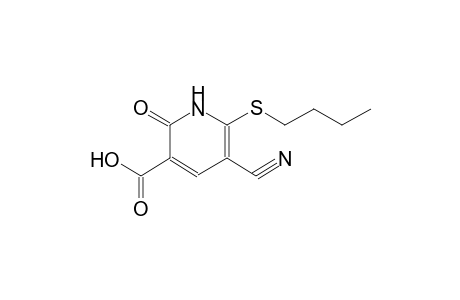 3-pyridinecarboxylic acid, 6-(butylthio)-5-cyano-1,2-dihydro-2-oxo-