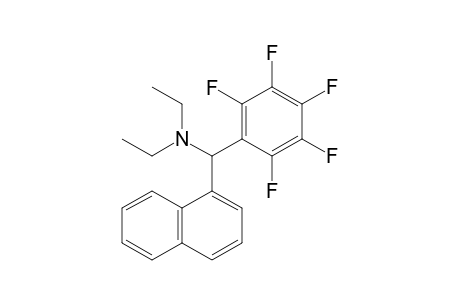 DIETHYL-[(NAPHTH-1-YL)-PENTAFLUOROPHENYLMETHYL]-AMINE