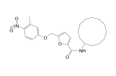 N-cyclododecyl-5-[(3-methyl-4-nitrophenoxy)methyl]-2-furamide