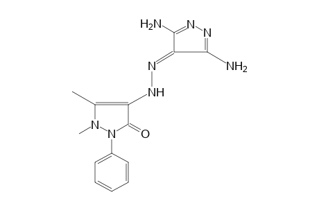 3,5-DIAMINO-4H-PYRAZOL-4-ONE, (2,3-DIMETHYL-5-OXO-1-PHENYL-3-PYRAZOLIN-4-YL)HYDRAZONE