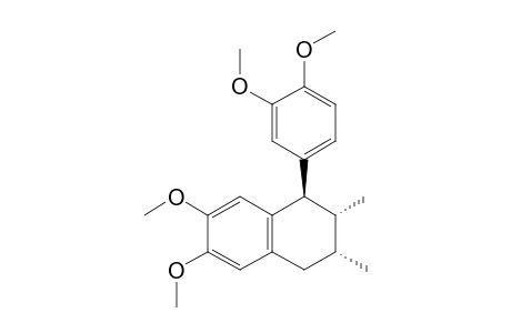 (1R,2R,3R)-1-(3,4-dimethoxyphenyl)-6,7-dimethoxy-2,3-dimethyl-1,2,3,4-tetrahydronaphthalene