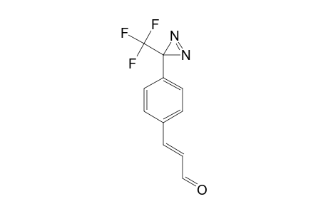 3-[4-[3-(TRIFLUOROMETHYL)-3H-DIAZIRIN-3-YL]-PHENYL]-ACRYLALDEHYDE;TRANS-ISOMER