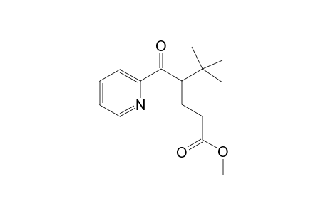 Methyl 4-tert-butyl-5-oxo-5-(2'-pyridyl) pentanoate