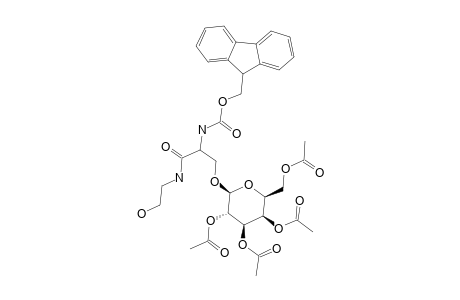 3-O-(2,3,4,6-TETRA-O-ACETYL-BETA-D-GALACTOPYRANOSYL)-N(ALPHA)-9-(FLUORENYLMETHOXYCARBONYL)-L-SERINE-2-HYDROXYETHANAMIDE