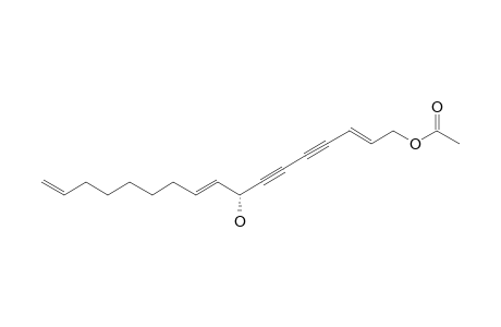 GYMNASTERKOREAYNE-D;(8S)-2,9,16-HEPTADECATRIEN-4,6-DIYN-1,8-DIOL-1-ACETATE