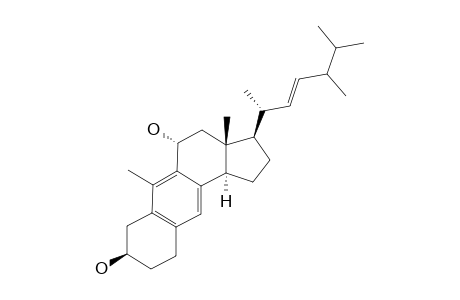 TOPSENTISTEROL_E1;1-(10->6)-ABEO-(22-E)-24-ZETA-METHYLCHOLESTA-5,7,9,22-TETRAENE-3-ALPHA,11-ALPHA-DIOL