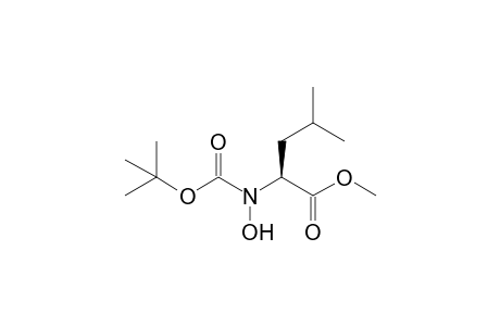 N-Hydroxy-N-(t-butoxycarbonyl)-L-leucine methyl ester