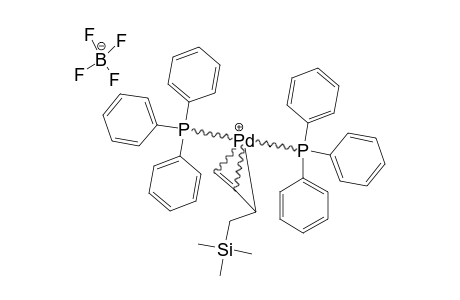 BIS-(TRIPHENYLPHOSPHINE)-[(1,2,3-ETA)-3-METHYLTRIMETHYLSILYL]-PALLADIUM-TETRAFLUOROBORATE