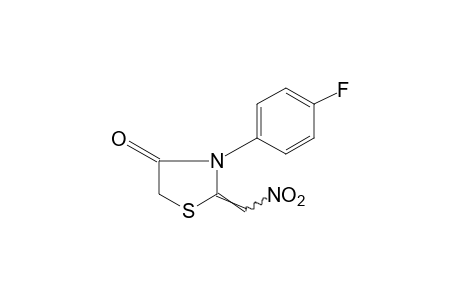 3-(p-FLUOROPHENYL)-2-(NITROMETHYLENE)-4-THIAZOLIDINONE