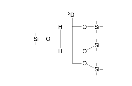 Tetritolol-1-D1, 2-desoxy-2-hydroxymethyl-tetrakis-O-(trimethylsilyl)-