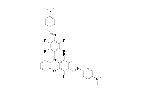 3-[4-(Dimethylamino)phenylazo]-10-{4-[4-(dimethylamino)phenylazo]-2,3,5,6-tetrafluorophenyl}-1,2,4-trifluorophenoxazine