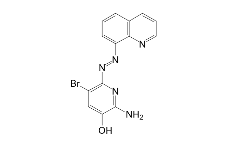 3-Pyridinol, 2-amino-5-bromo-6-[2-(8-quinolinyl)diazenyl]-