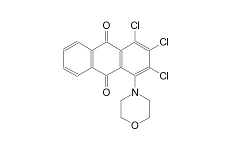 1,2,3-trichloro-4-(4-morpholinyl)anthra-9,10-quinone