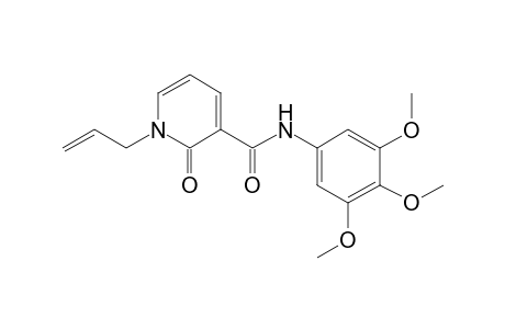 1-ALLYL-1,2-DIHYDRO-2-OXO-3',4',5'-TRIMETHOXYNICOTINANILIDE