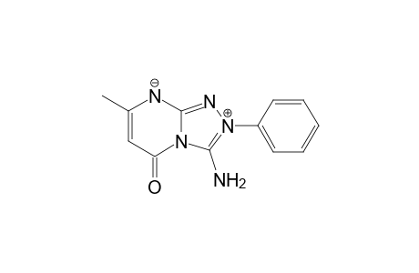 3-Amino-7-methyl-5-oxo-2-phenyl-5H-[1,2,4]triazolo[4,3-a]-pyrimidin-2-ium-8-ide