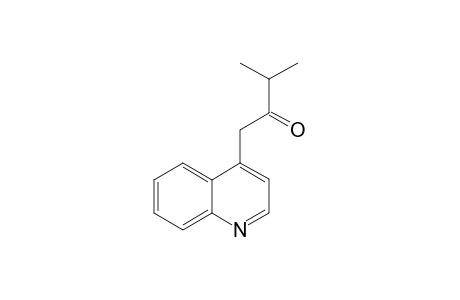 3-METHYL-1-(4-QUINOLYL)-BUTAN-2-ONE