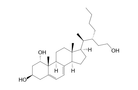 20S,22R-Butyl-(1.alpha.,3.beta.)-chola-5,7-diene-1,3,24-triol