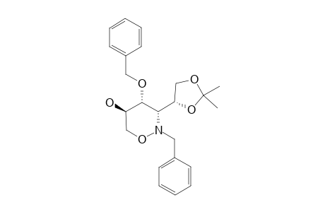 (3-R,4-R,5-R,4'-S)-2-BENZYL-4-BENZYLOXY-3-(2',2'-DIMETHYL-1',3'-DIOXOLAN-4'-YL)-5-HYDROXY-3,4,5,6-TETRAHYDRO-2-H-1,2-OXAZINE