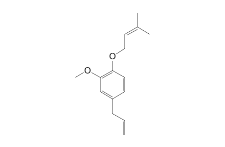 1-[(3-METHYLBUT-2-ENYL)-OXY]-2-METHOXY-4-(2-PROPENYL)-BENZENE